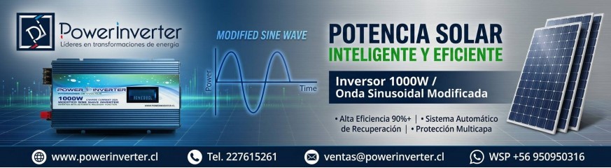 INVERSORES REGULADOR SOLAR MDF